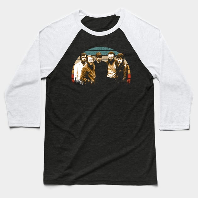 Up on Cripple Creek Vibes The Band Vintage Americana Couture Graphic Tee Baseball T-Shirt by Tosik Art1